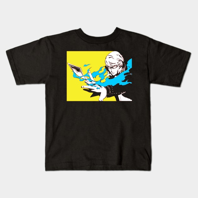 Persona 4 Yu Narukami Kids T-Shirt by OtakuPapercraft